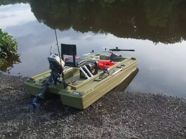 My basshunter 8ft. mini pontoon, awesome boat!