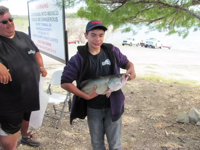 Rio Grande Bass Club Youth Member at Falcon Lake