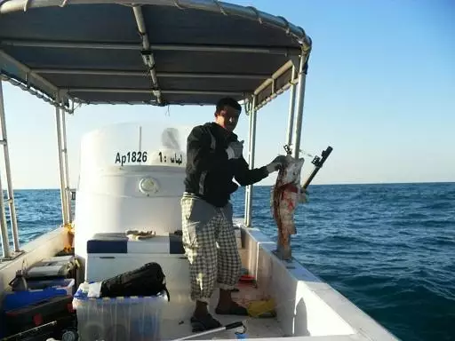 fishing in  abu dhabi