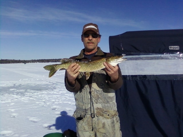 My Dad with Northern Pike