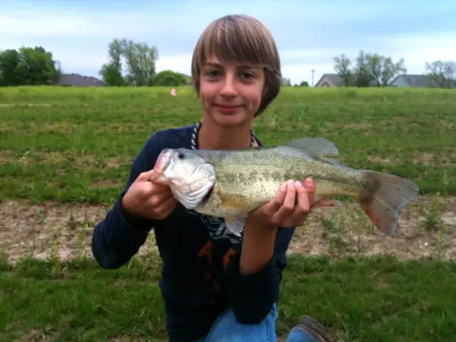 5lbs 23inch large mouth bass