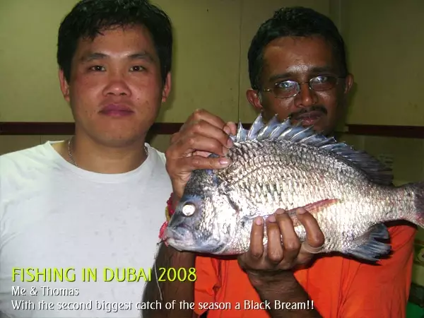 Me & Thomas with A black Snapper (??)