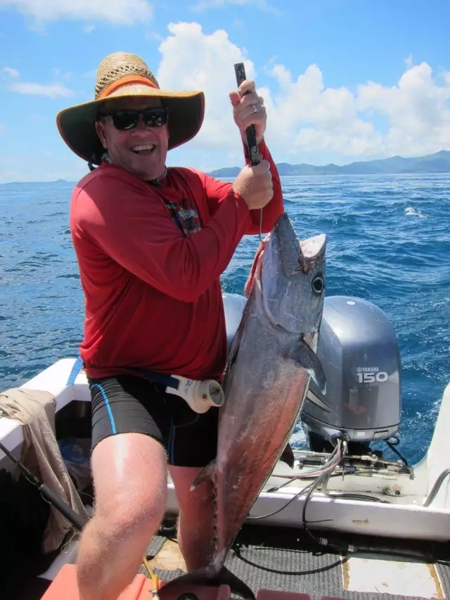 Dog Tooth Tuna in Alotau, Papua New Guinea