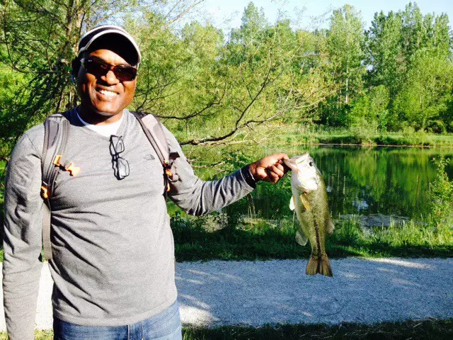 Catching Bass in Carmel, IN