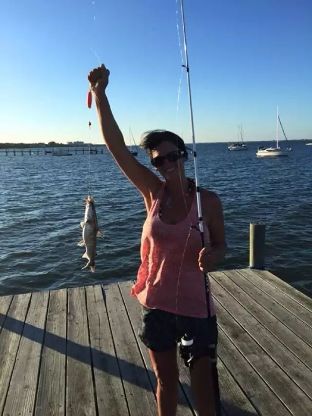 Fishing from docks in Malabar FL