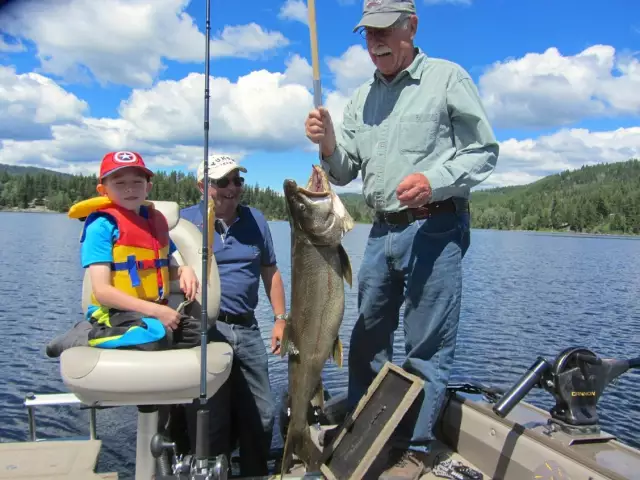 23 pounder Laker at Canim Lake