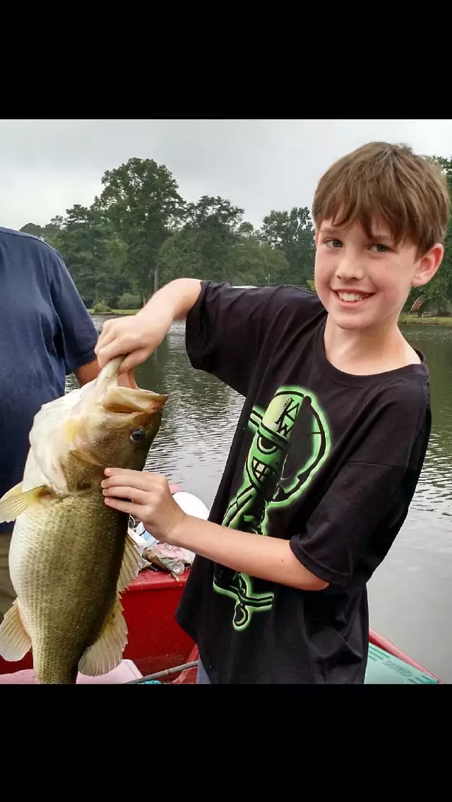 Small lake in Georgia on Labor Day.