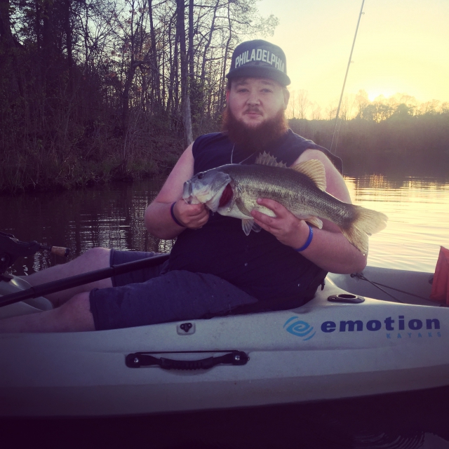 Nice pig on lake rabon Laurens South Carolina Fishing Photo