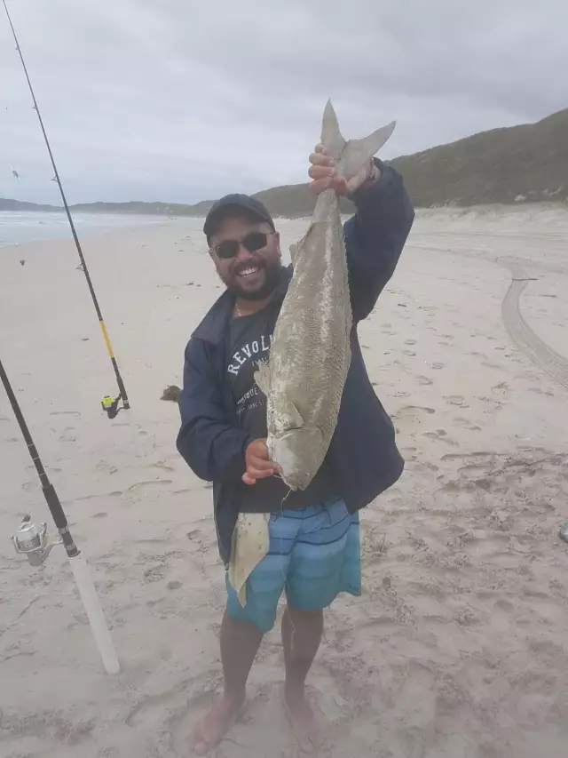 Spot of beach fishing