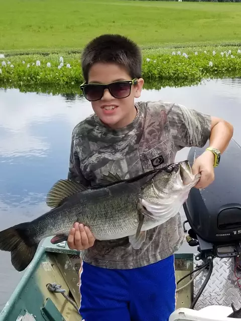 Ryan's first bass!