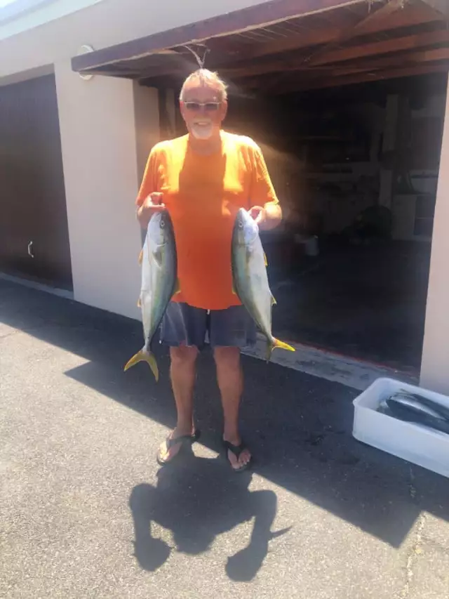 Yellow tail off dyer island. Launched from Pearly Beach