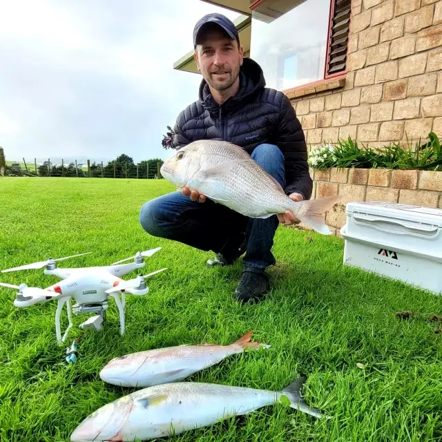 Nice haul drone fishing