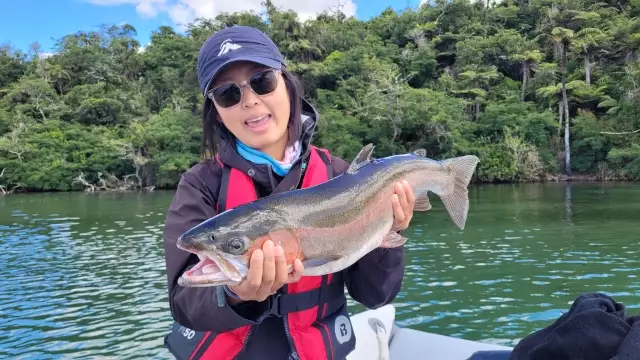 A big rainbow trout!