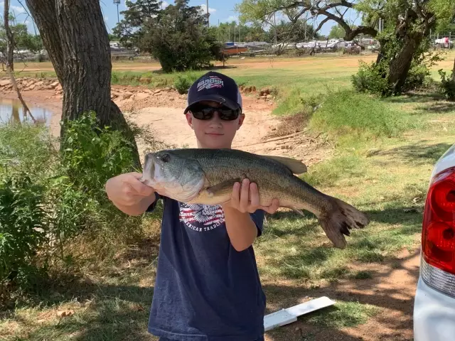 Jesse large mouth bass 3.3 lbs
