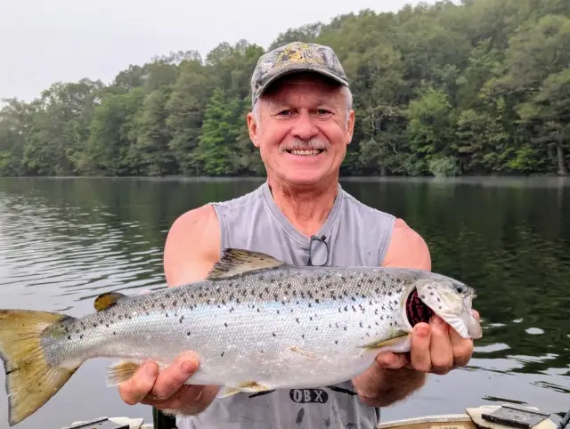 6 1/2lb Landlock Salmon  in NJ.