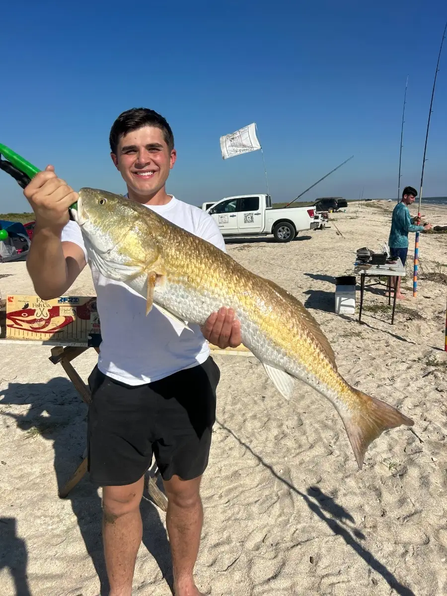 Bull reds with Drag’N Tail’Z Surf Fishing