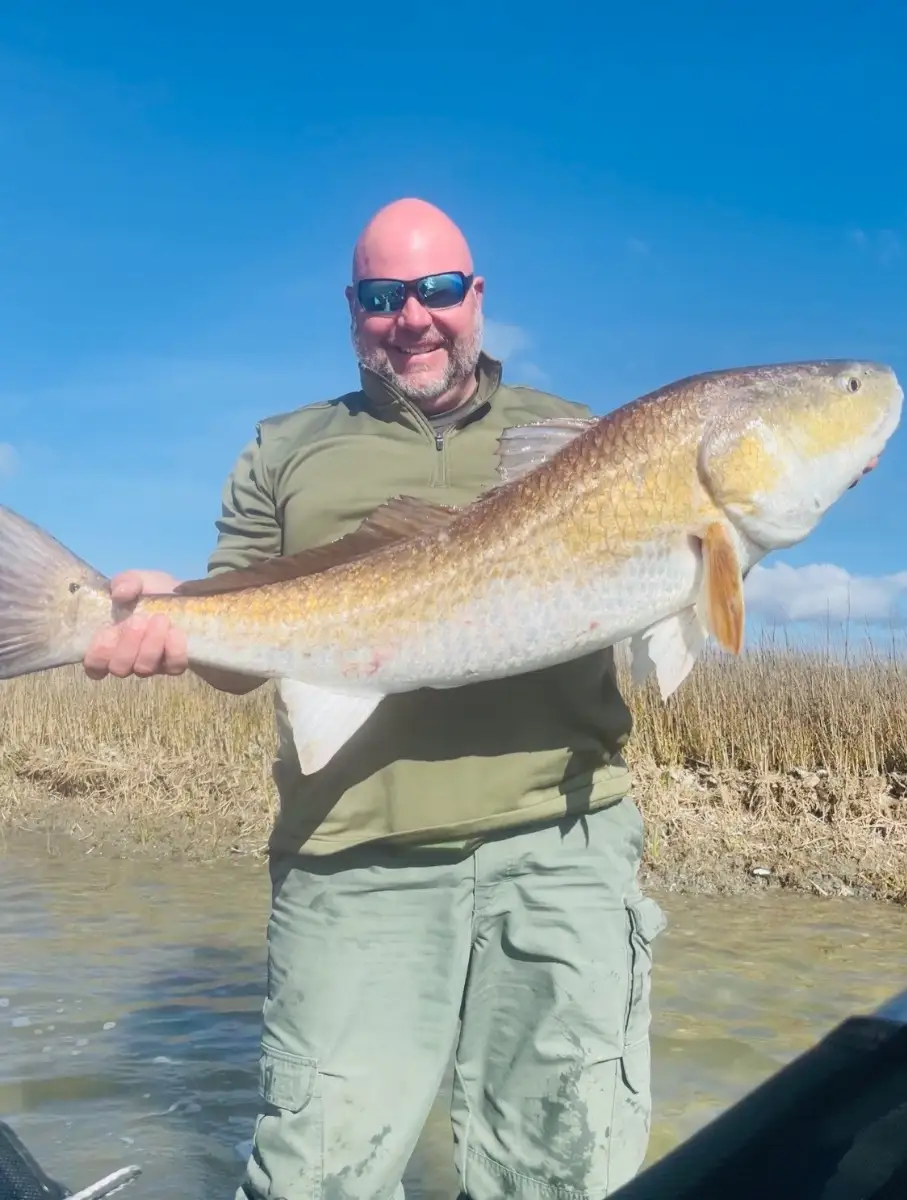 40” red