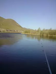 lenok fishing Tuul river Mongolia