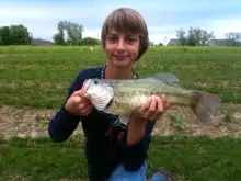 5lbs 23inch large mouth bass