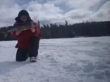 first lake trout catch of the new year