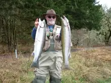 Winter steelhead on a fly