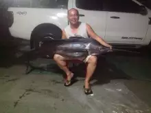 30 kilos sail fish caught in nasugbu baytangas
