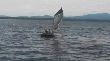 sailing with my optimist