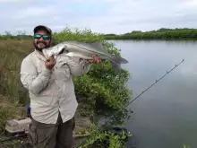 some with live shrimp