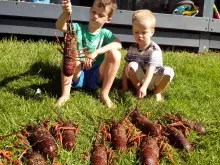 Taupo Bay Crays, Northland-NZ Easter 2014