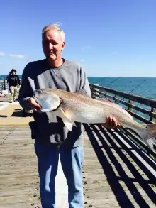 Bull Red fish at the Jax Beach Pier