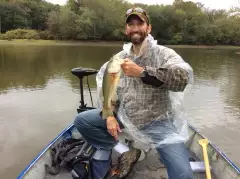 Little bit of rain mixed with a little bit of fishing!