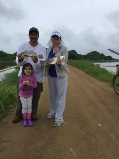 Fishing family