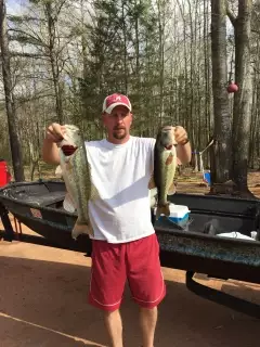 Bass fishing on Chattahoochie