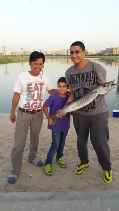 Catch last Friday June 24, 2016 2pcs 4kg Baracuda