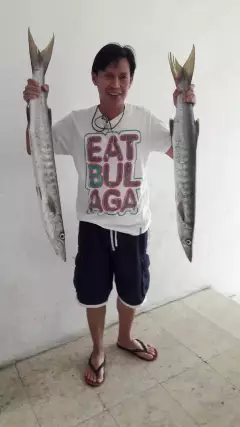 Catch last Friday June 24, 2016 2pcs. 4kg Baracuda