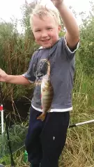 My boy and his catch
