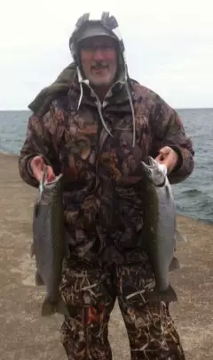 Fishing on the pier Oakville