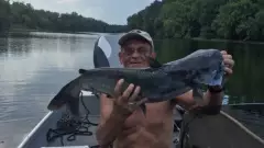 Harry catches nice Channel Cat 29in