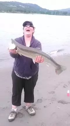 Farrell and her Steelhead