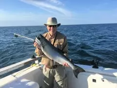 Chinook Salmon or King Salmon 12 lbs. Port Darlington, Ontario / Gordon Hicks Captain