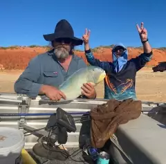 Roosta and Moorey catchn Bluebone