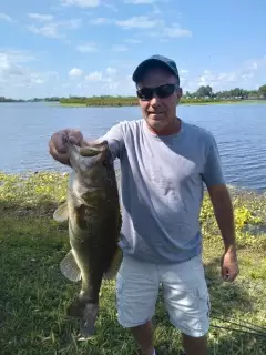 7lb. Lake Osborne, Florida largemouth bass