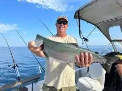 Salmon Sammy! Labor Day!! Lake Superior!