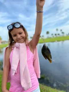 Her first catch