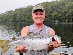 6 1/2lb Landlock Salmon  in NJ.
