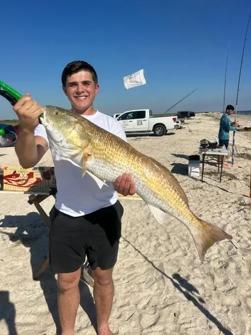 Bull reds with Drag’N Tail’Z Surf Fishing