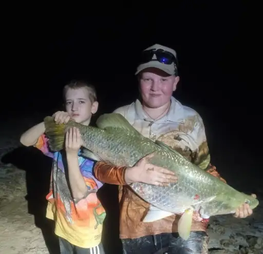 1mtr 6 Big girl Barra , she released well..