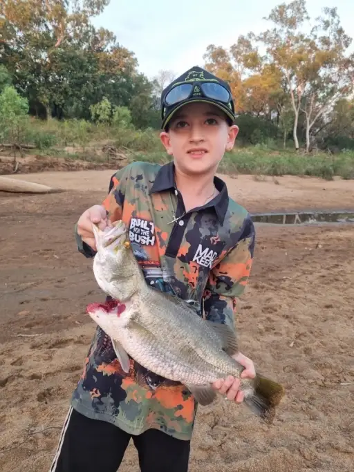 Chasing Barra with Dad